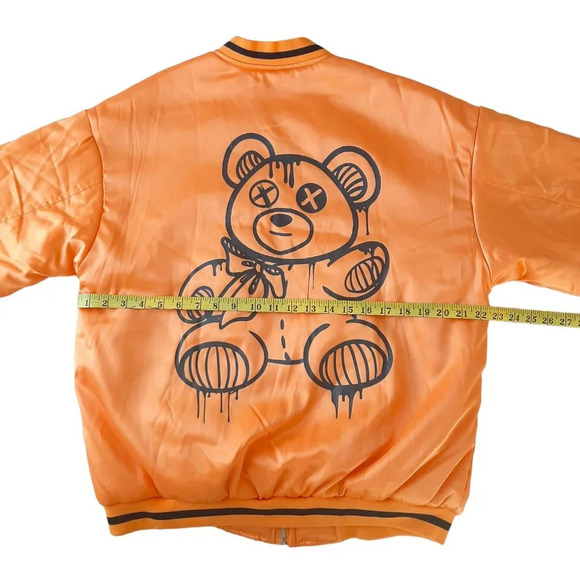 Birch and Stone Orange M Bear Bomber Jacket in Small - Picture 8 of 12